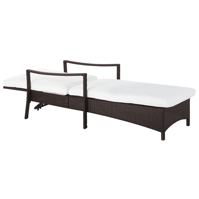 Beliani - VASTO - Strandstoel - Bruin - PE rotan