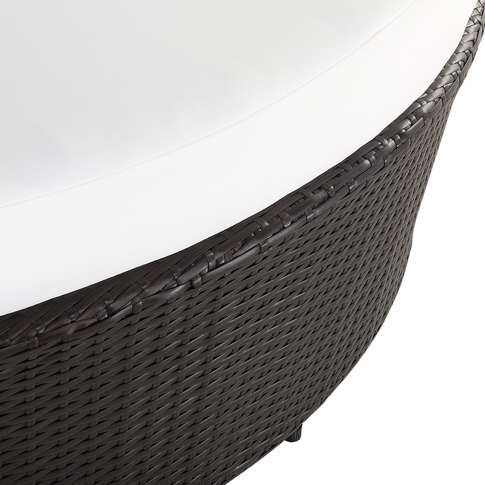 Beliani - SYLT LUX - Zonne-eiland - Bruin - PE rotan