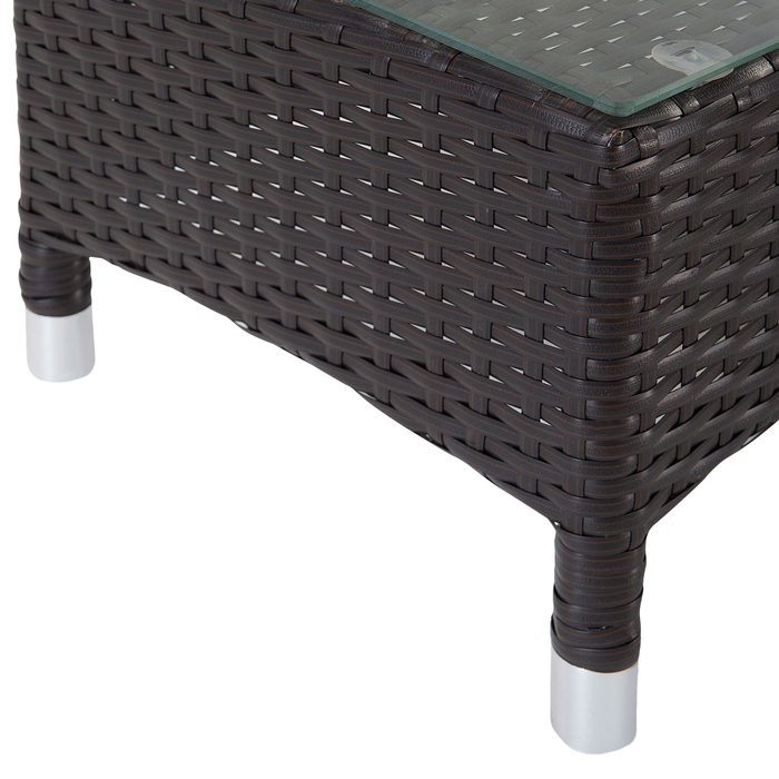 Beliani - SYLT LUX - Zonne-eiland - Bruin - PE rotan