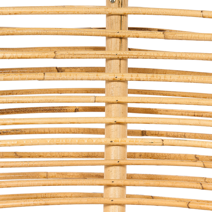 Beliani - MARATEA - Tuinbank - Lichtbeige - Rotan