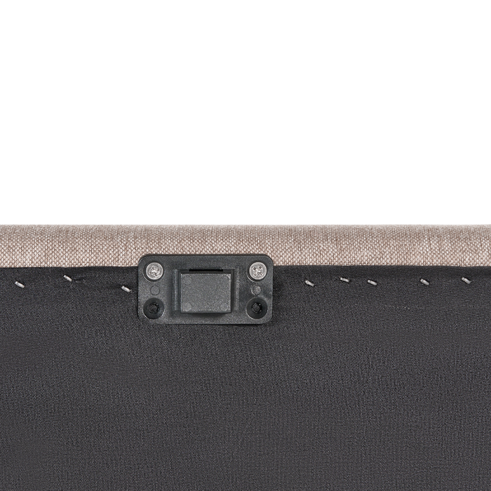 Beliani - LORETELLO - Tuinbank 3-zits - Beige - Polyester