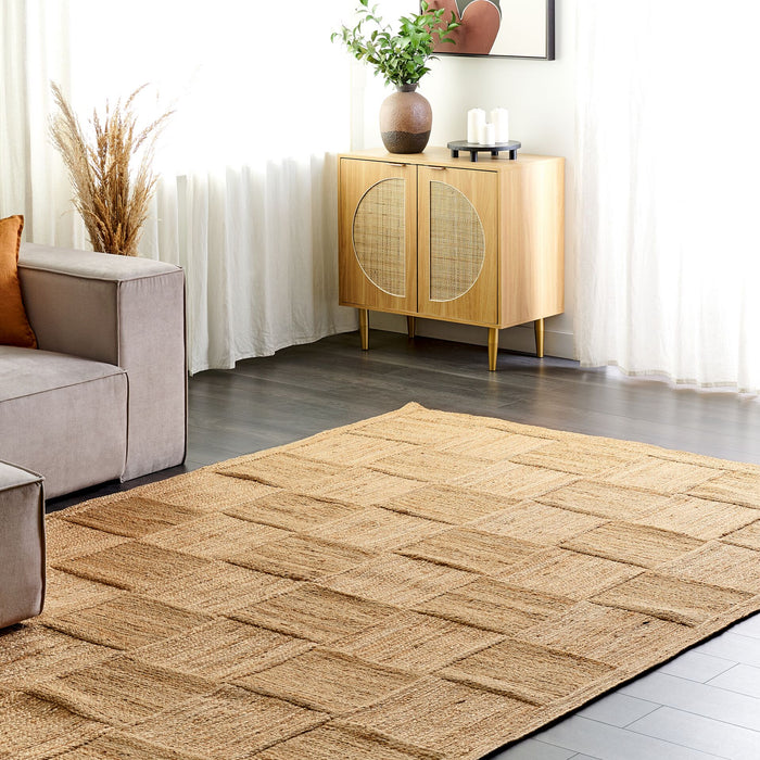 Beliani - ESENTEPE - Vloerkleed - Beige - 200 x 300 cm - Jute