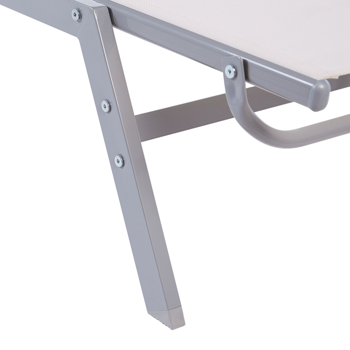 Beliani - NOLI - Strandstoel - Wit - Polyester