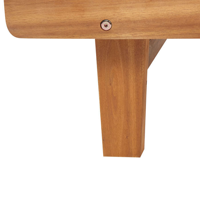 Beliani - PIETRALUNGA - Ligstoel - Lichthout - Acaciahout