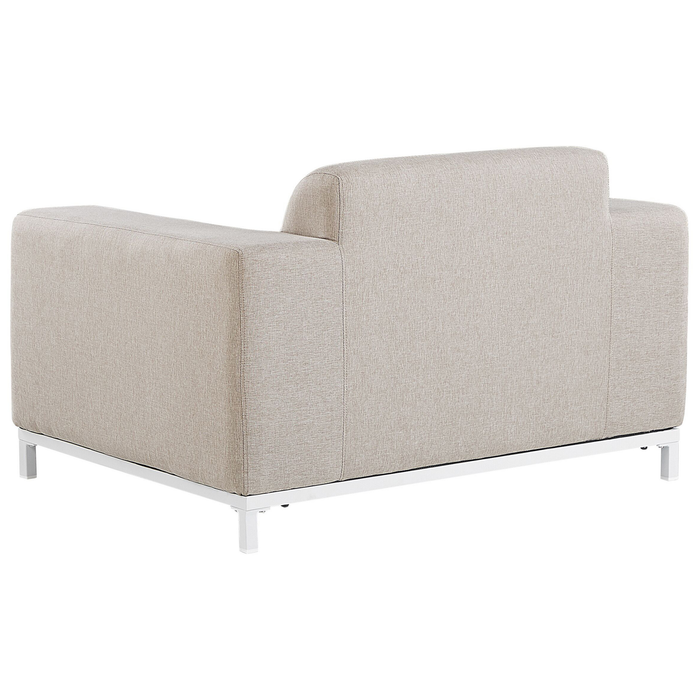 Beliani - ROVIGO - Tuinstoel set van 2 - Beige - Polyester