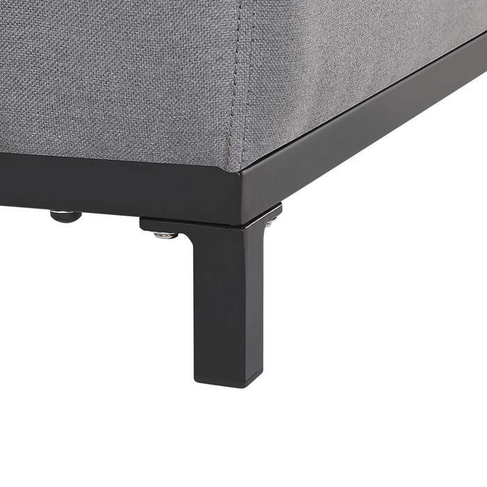 Beliani - ROVIGO - Fauteuil - Grijs - Polyester