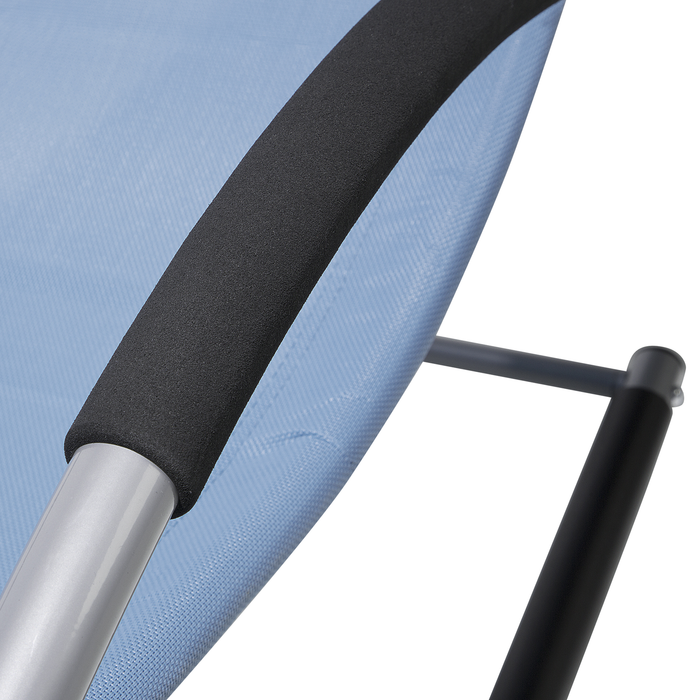 Beliani - CARANO - Strandstoel - Blauw - Staal