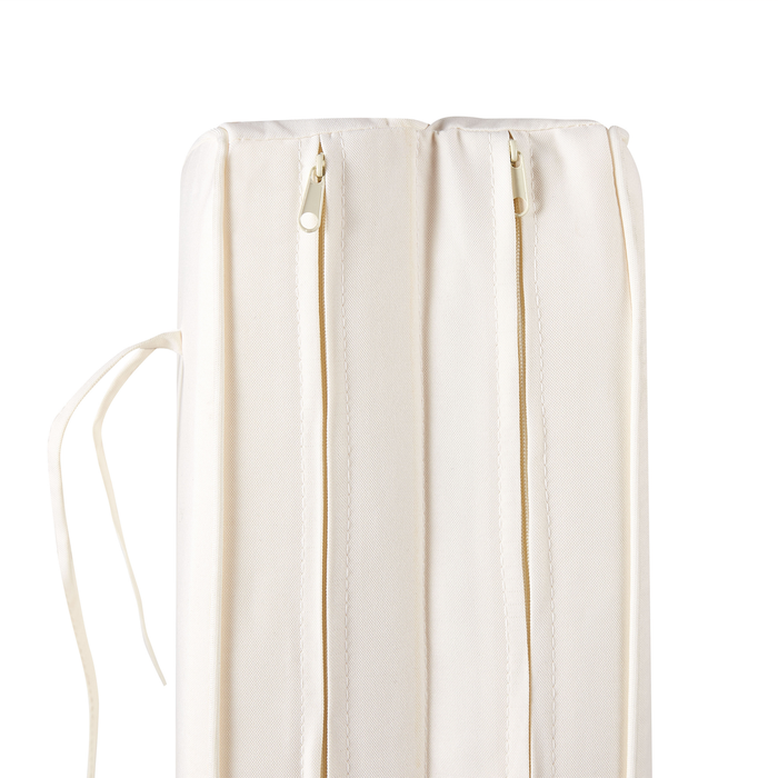 Beliani - GRANARI - Ligstoel - Lichthout|Off-white - Acaciahout