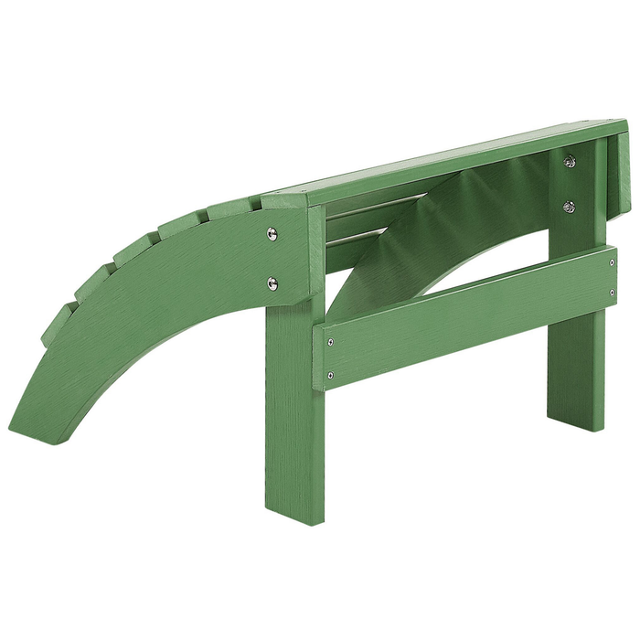 Beliani - ADIRONDACK - Voetenbank - Groen - Kunsthout
