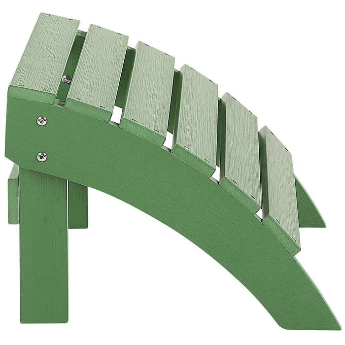 Beliani - ADIRONDACK - Voetenbank - Groen - Kunsthout