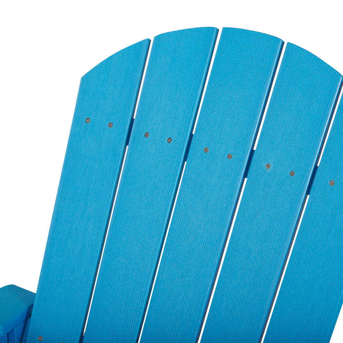 Beliani - ADIRONDACK - Schommelstoel - Blauw - Kunsthout