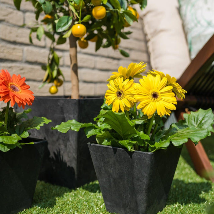 Artstone Bloempot Ella - 40x40 - Oak