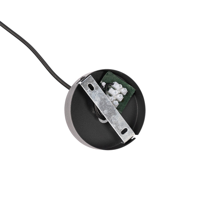 QAZQA Oosterse hanglamp zwart bamboe 40 cm - Ostrava