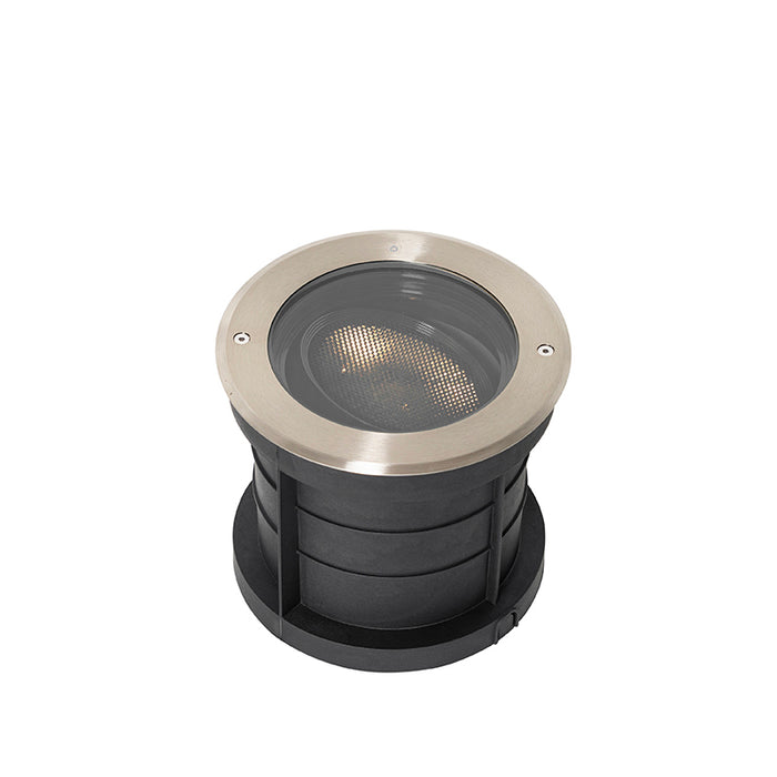 QAZQA Set van 6 grondspot staal AR111 verstelbaar IP65 - Delux Honey