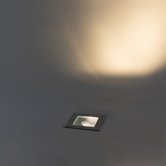 QAZQA Moderne grondspot zwart verstelbaar IP65 - Oneon