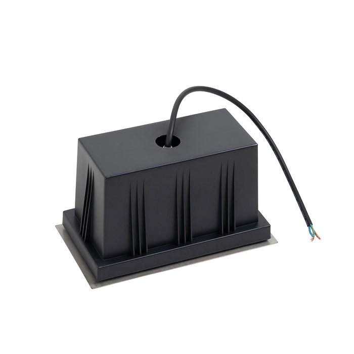 QAZQA Moderne grondspot staal 2-lichts verstelbaar IP65 - Oneon