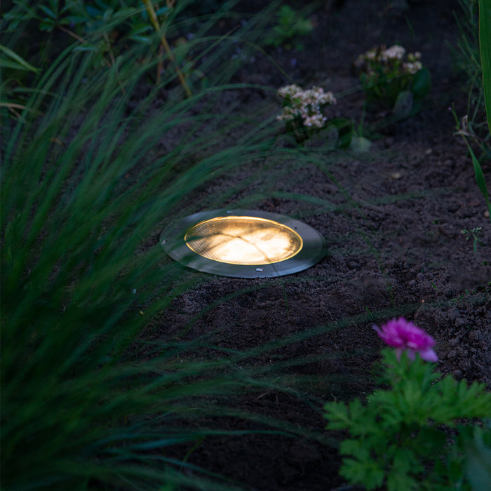 QAZQA Buiten grondspot staal AR111 verstelbaar IP65 - Delux Honey