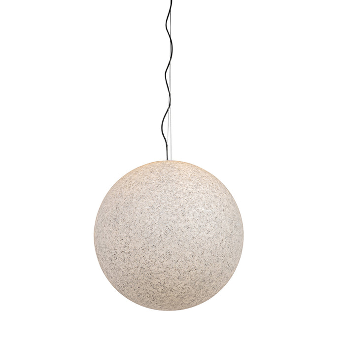 QAZQA Moderne buiten hanglamp grijs 56 cm IP65 - Nura