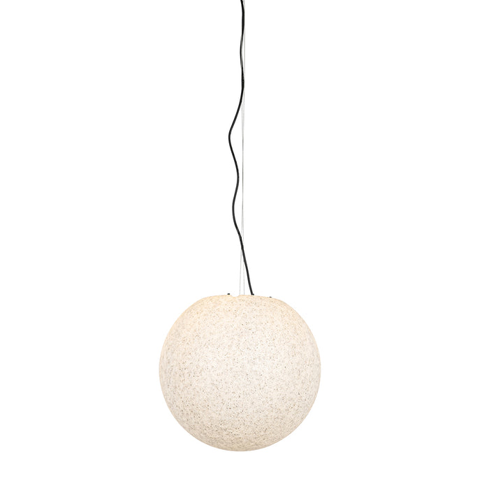 QAZQA Moderne buiten hanglamp grijs 45 cm IP44 - Nura