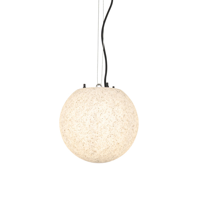 QAZQA Moderne buiten hanglamp grijs 25 cm IP44 - Nura