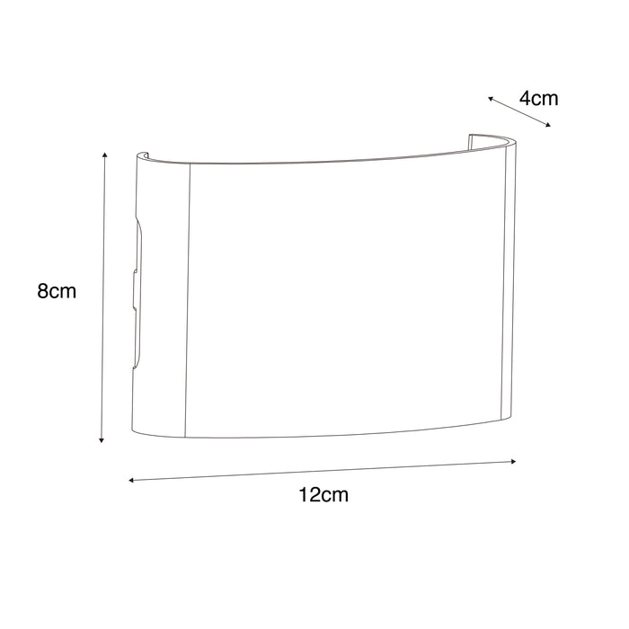 QAZQA Buiten wandlamp wit incl. LED 4-lichts IP54 - Silly