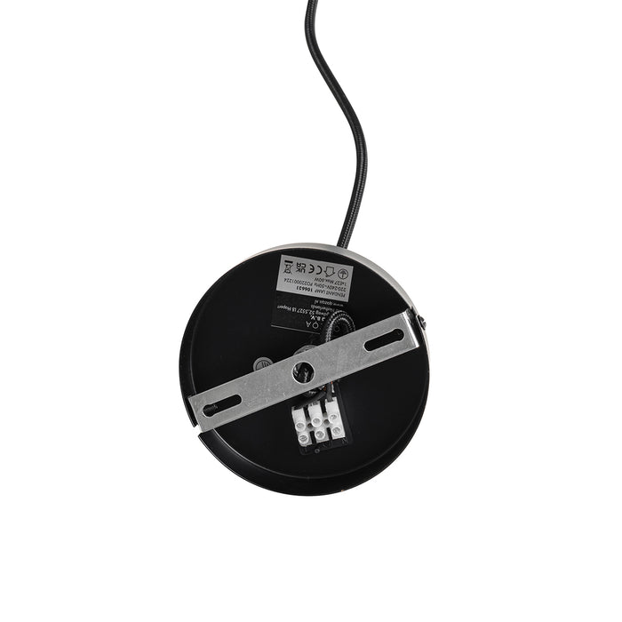 QAZQA Oosterse hanglamp zwart met goud 60 cm - Japke