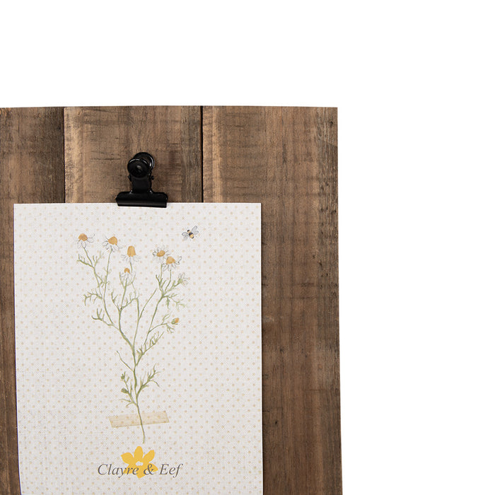 Clayre & Eef Fotolijst 25x3x32 cm Bruin Hout Fotohouder