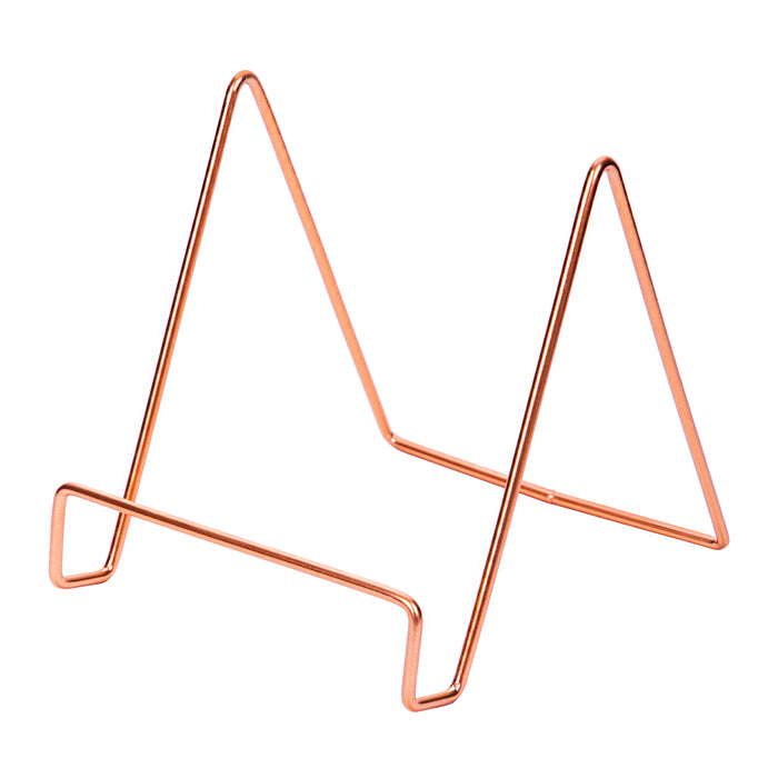 QUVIO Boekenstandaard metaal - Rosegoud