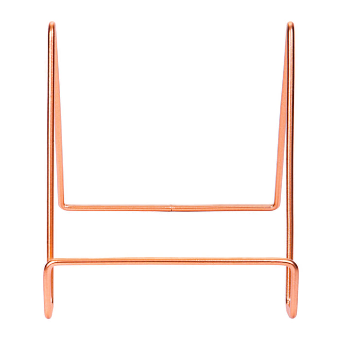 QUVIO Boekenstandaard metaal - Rosegoud