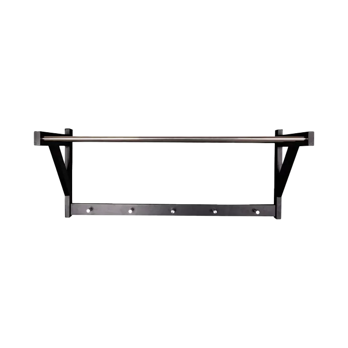 Artichok Norah houten wandkapstok zwart - 78 x 32 cm
