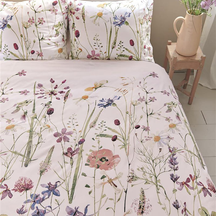 Ariadne At Home Bloom Dekbedovertrek 200 x 200/220 cm - Wit