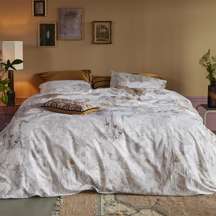 Ariadne At Home Drawn Dekbedovertrek 140 x 200/220 cm - Zand