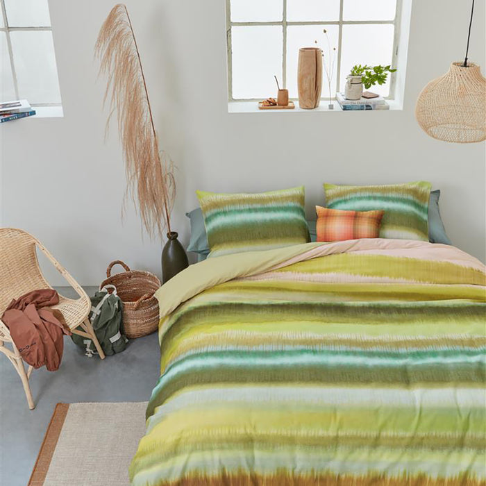 Beddinghouse Hila Dekbedovertrek 140 x 200/220 cm - Groen