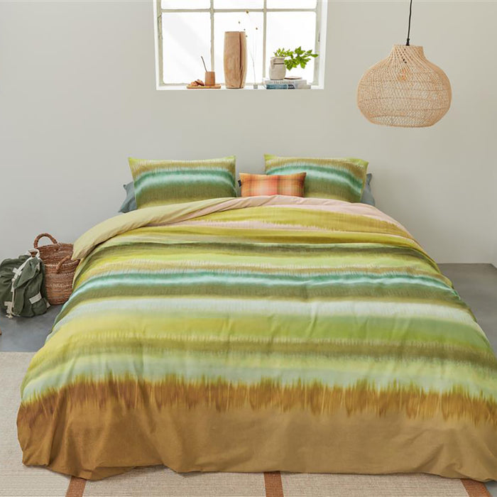 Beddinghouse Hila Dekbedovertrek 140 x 200/220 cm - Groen