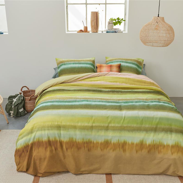 Beddinghouse Hila Dekbedovertrek 200 x 200/220 cm - Groen