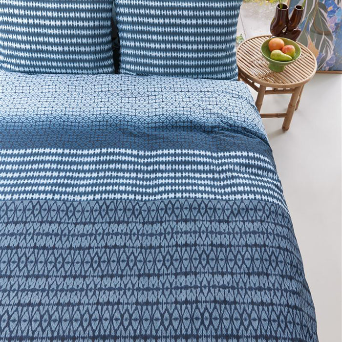 Beddinghouse Yori Dekbedovertrek 200 x 200/220 cm - Blauw