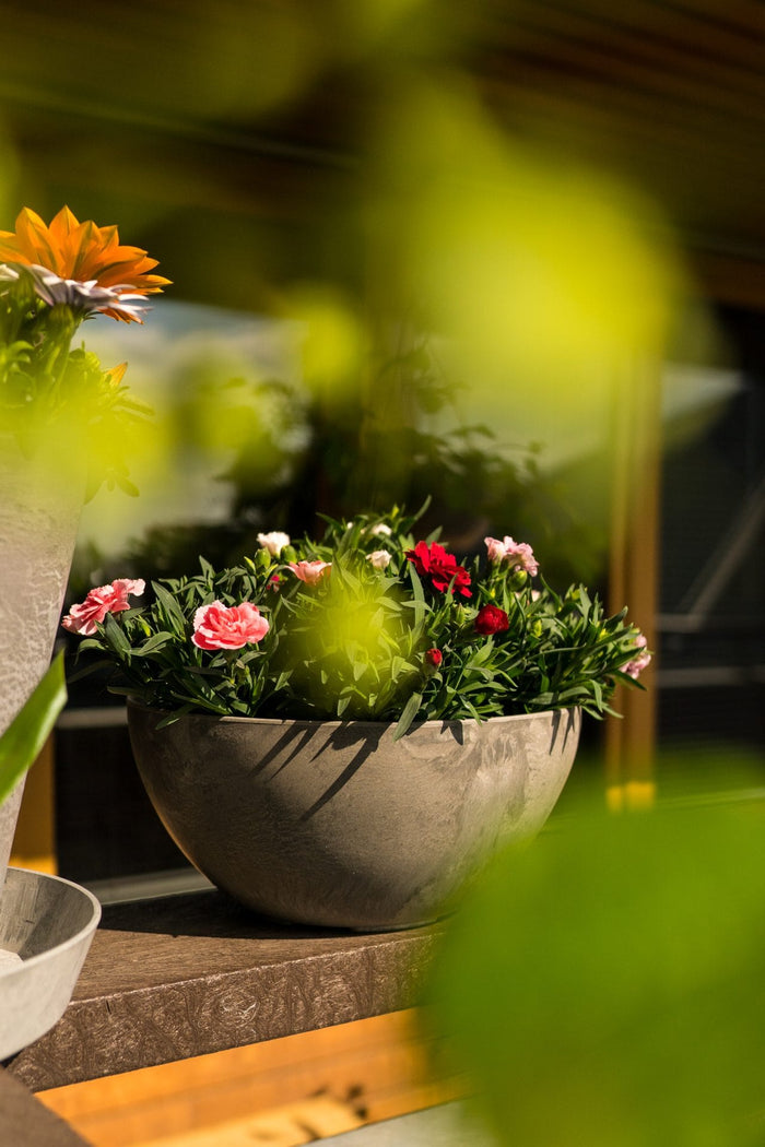 Artstone Bowl Fiona - 25x12 - Zwart