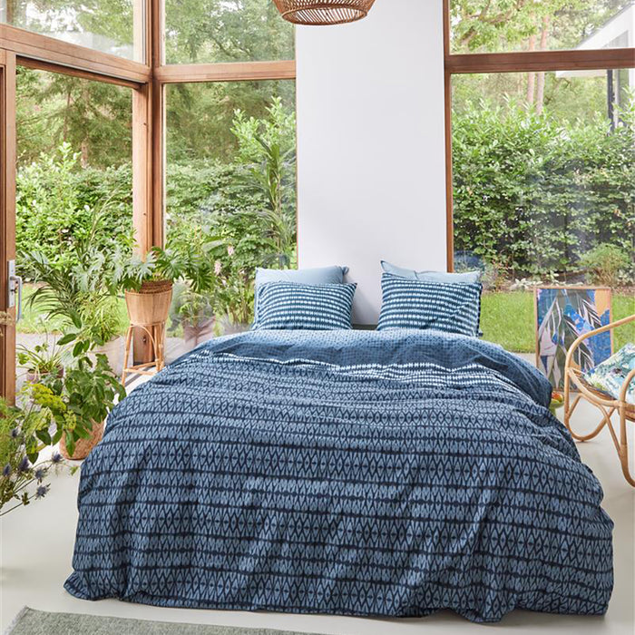 Beddinghouse Yori Dekbedovertrek 240 x 200/220 cm - Blauw