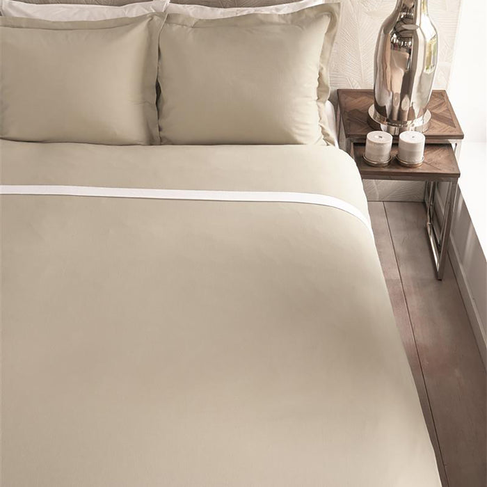 Rivièra Maison Ease Dekbedovertrek 140 x 200/220 cm - Zand