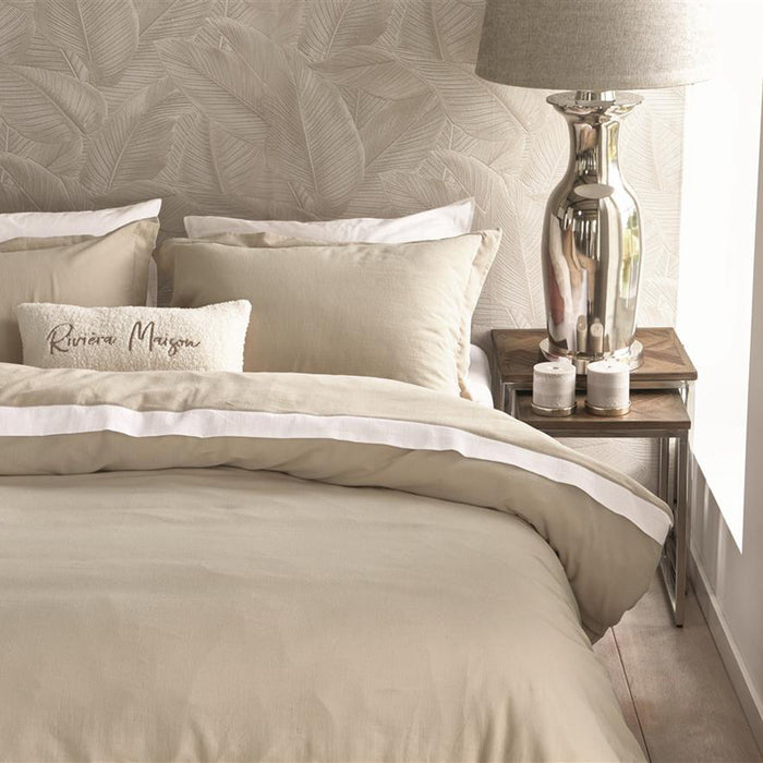 Rivièra Maison Ease Dekbedovertrek 240 x 200/220 cm - Zand