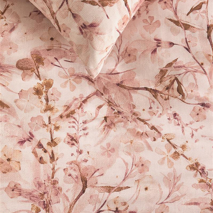 Rivièra Maison Blushing Blooms Dekbedovertrek 200 x 200/220 cm - Roze