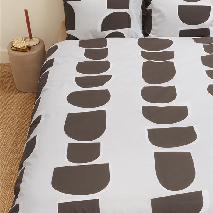 vtwonen Moons Dekbedovertrek 240 x 200/220 cm - Bruin