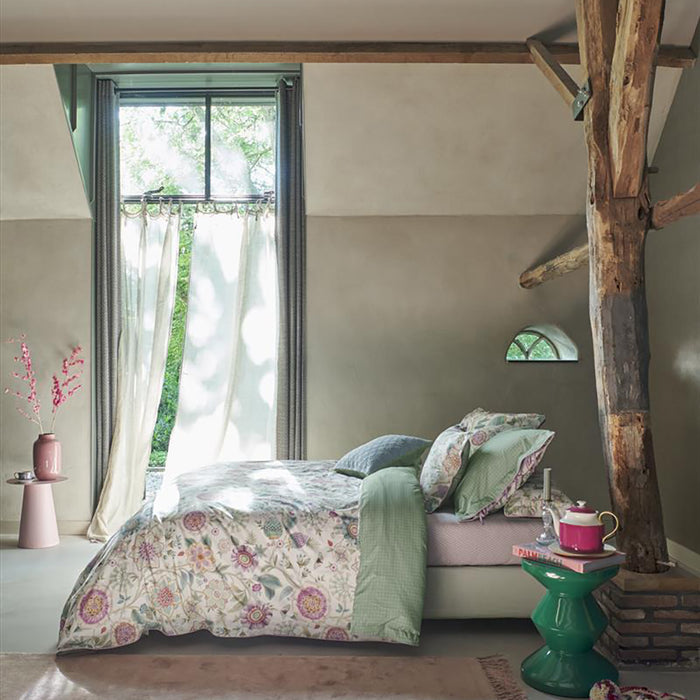 Pip Studio Viva Las Flores Dekbedovertrek 200 x 200/220 cm - Wit