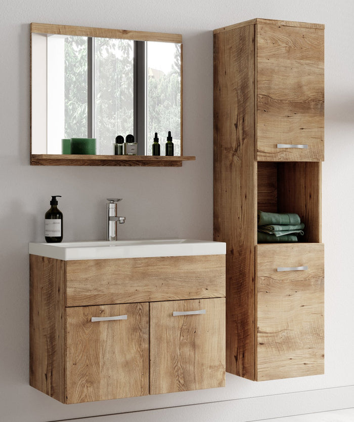 Badplaats Badkamermeubel Set Montreal 60 x 35 cm - Kastanje Eiken