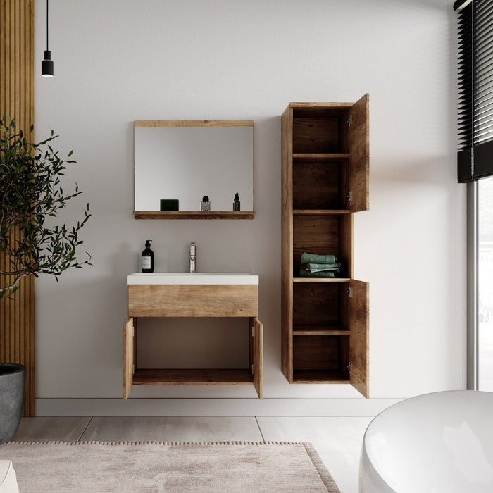 Badplaats Badkamermeubel Set Montreal 60 x 35 cm - Kastanje Eiken