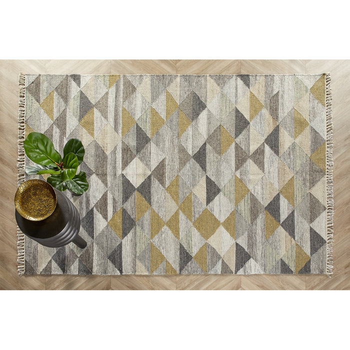 Vloerkleed Kelvin - Beige - Wol - 160x0x230cm (BxHxD)