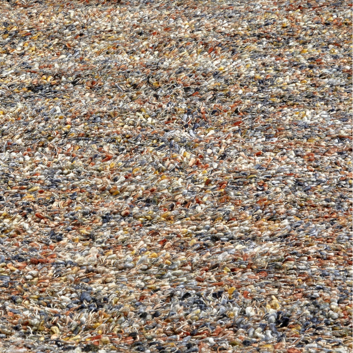 Vloerkleed Shaggy Deluxe - Oranje - Wol