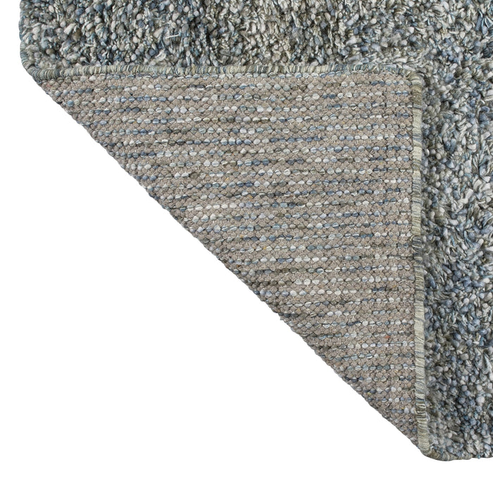 Vloerkleed Shaggy Deluxe - Blauw - Wol