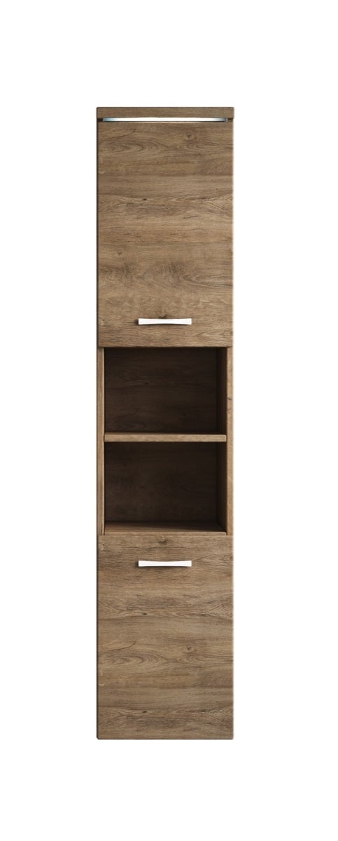 Badplaats Badkamerkast Paso 35 x 35 x 160 cm - Bruin Eiken