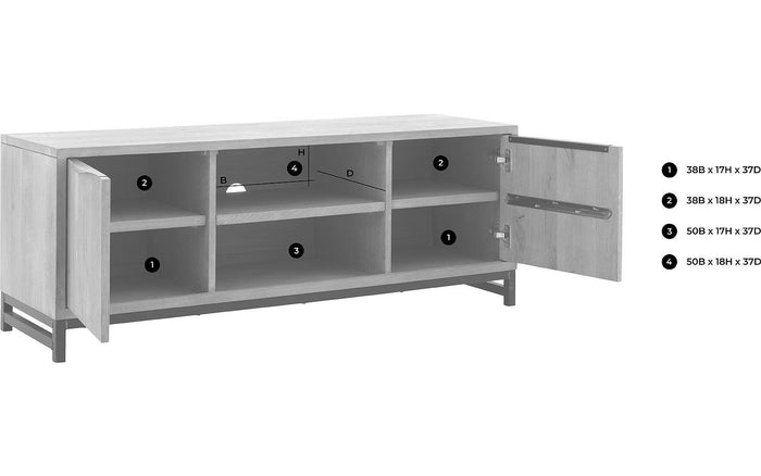 Goossens Tv-meubel Max in eiken